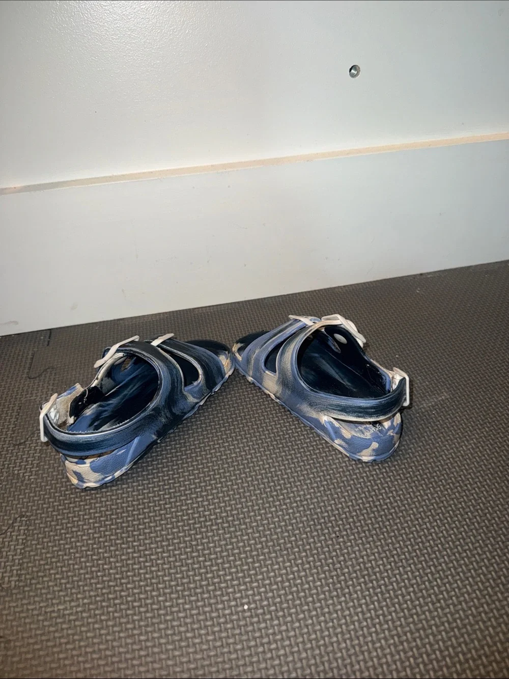 Boys Kids Blue Adjustable Buckle Sandals